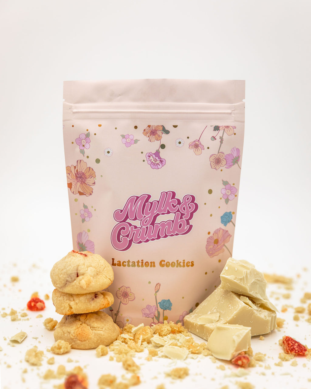 Lactation cookies - Strawberry White Choc
